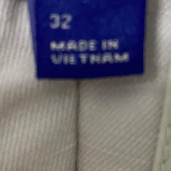 Artefact 10" Cotton Linen Blend Chino Shorts in Stone, Men's Size 32 - Picture 5 of 6